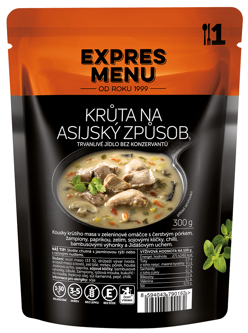 Krůta na asijský způsob EXPRES MENU (1 porce)