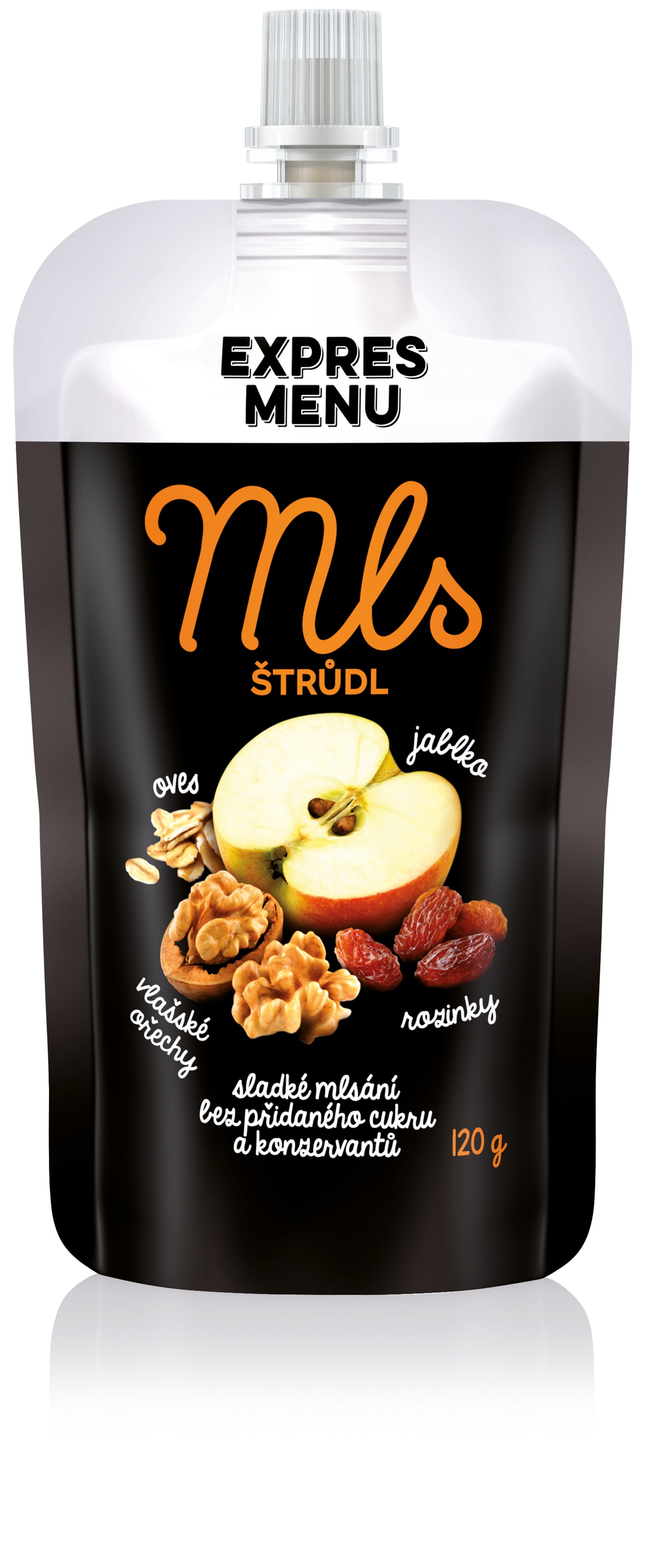 Svačinkový mls štrúdl EXPRES MENU (120 g)