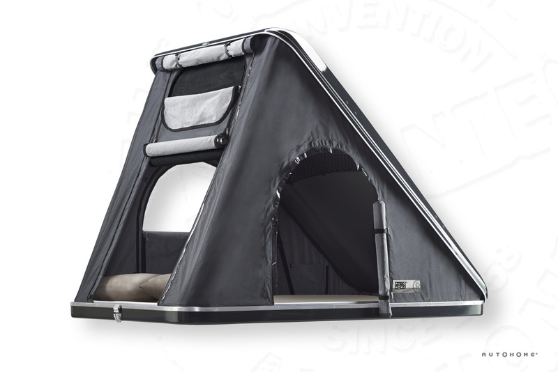 AUTOHOME Hard Shell střešní stan COLUMBUS - MEDIUM - Black Storm