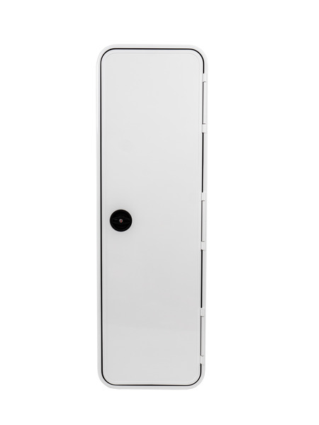 Dveře karavanu bílé 525 x 1700 mm - černý zámek