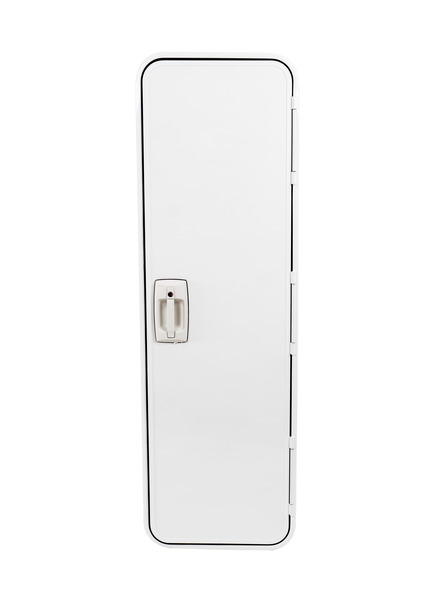 Dveře karavanu bílé 600 x 1900 mm - bílý zámek