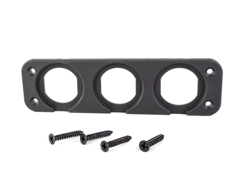 CARBEST Montážní rámečky pro USB a voltmetry Varianta: Trojitý rámeček