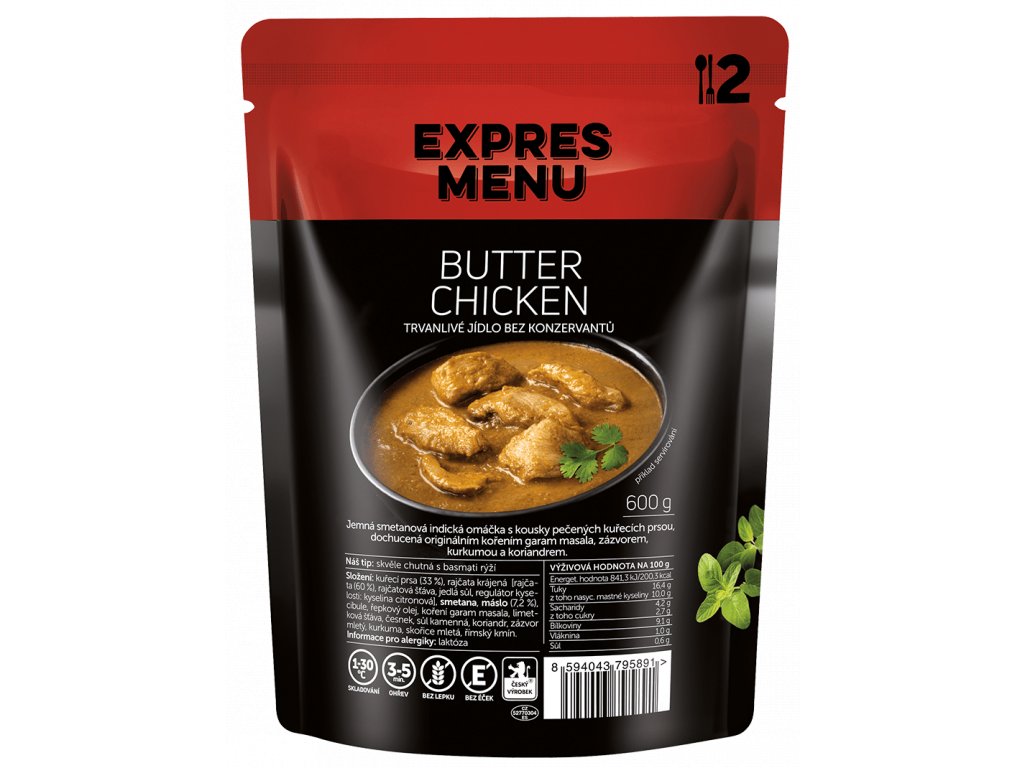 Butter chicken EXPRES MENU (2 porce)