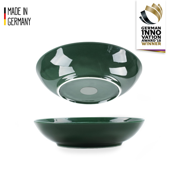 SILWY Porcelánová magnetická miska Silwy, 2 ks, zelená