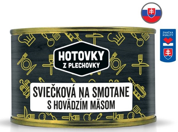 HOTOVKY Z PLECHOVKY Svíčková na smetaně s hovězím masem Varianta: 400 g