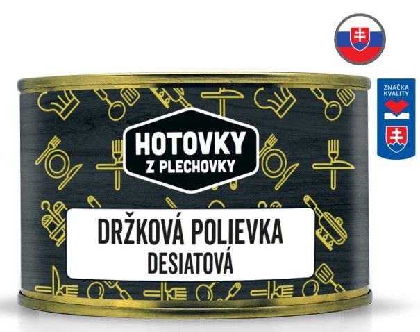 HOTOVKY Z PLECHOVKY Dršťková polévka svačinová Varianta: 400 ml
