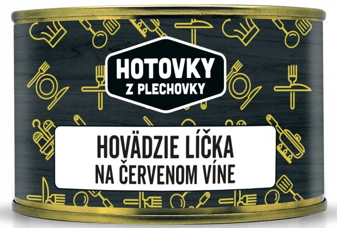 HOTOVKY Z PLECHOVKY Hovězí líčka na červeném víně Varianta: 400 g