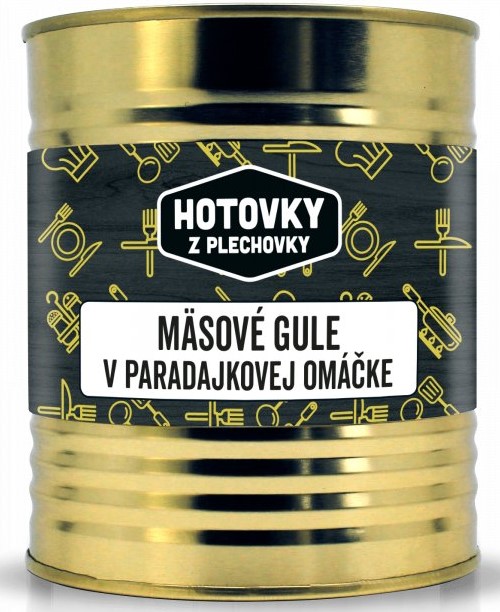 HOTOVKY Z PLECHOVKY Masové koule v rajské omáčce Varianta: 800 g