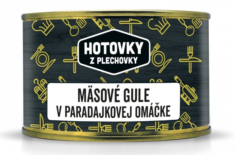 HOTOVKY Z PLECHOVKY Masové koule v rajské omáčce Varianta: 400 g
