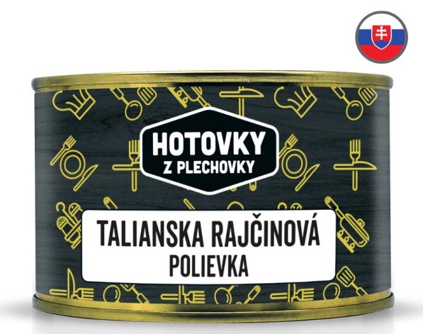 HOTOVKY Z PLECHOVKY Italská rajská polévka Varianta: 400 ml