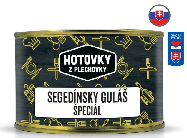 HOTOVKY Z PLECHOVKY Segedínský guláš speciál Varianta: 400 g
