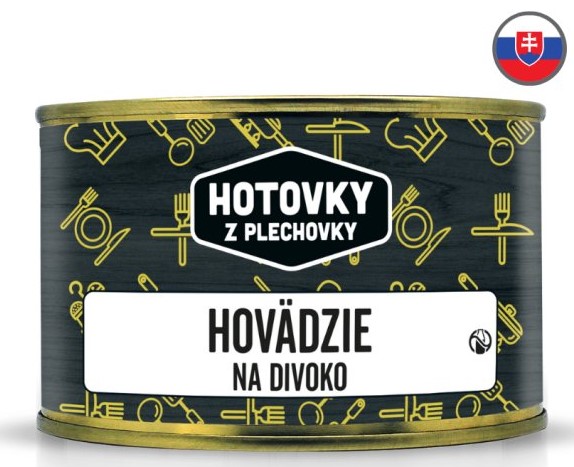 HOTOVKY Z PLECHOVKY Hovězí na divoko Varianta: 400 g