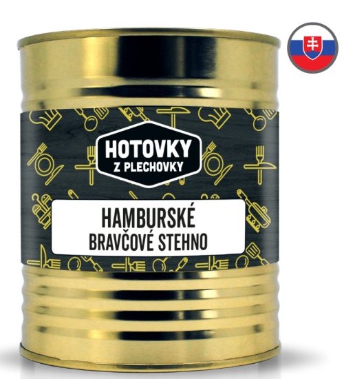 HOTOVKY Z PLECHOVKY Hamburská vepřová kýta Varianta: 800 g