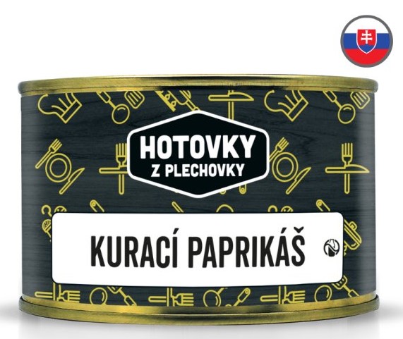 HOTOVKY Z PLECHOVKY Kuřecí paprikáš Varianta: 400 g