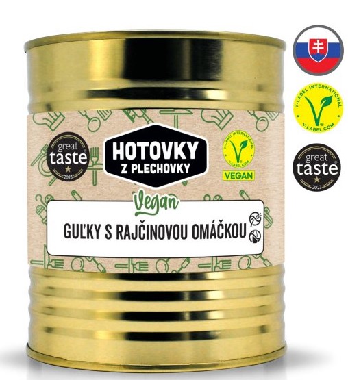 HOTOVKY Z PLECHOVKY Vegan kuličky v rajčatové omáčce Varianta: 800 g