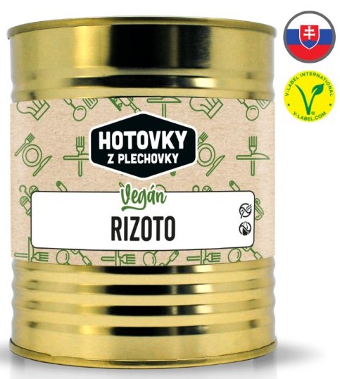 HOTOVKY Z PLECHOVKY Vegan rizoto Varianta: 800 g