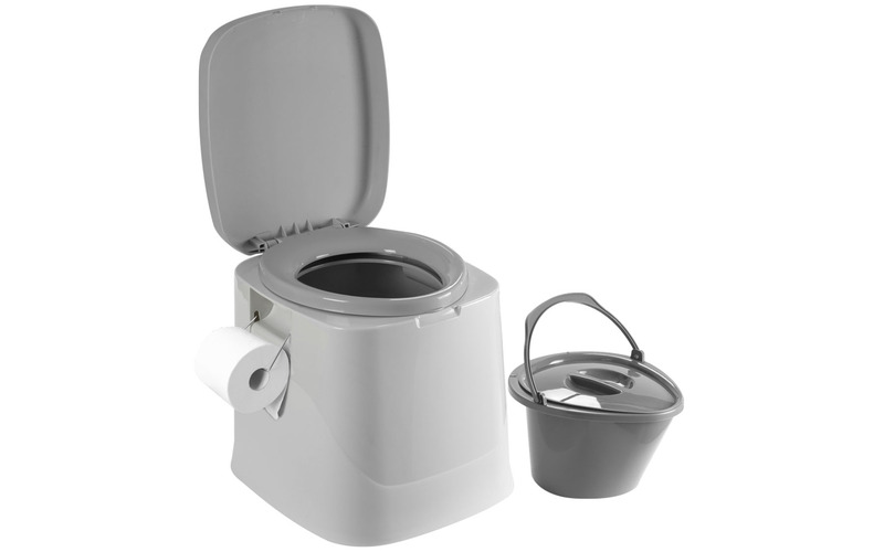 Kempingová toaleta s odnímatelným kbelíkem Brunner OPTILOO Výška sedadla: 40 cm