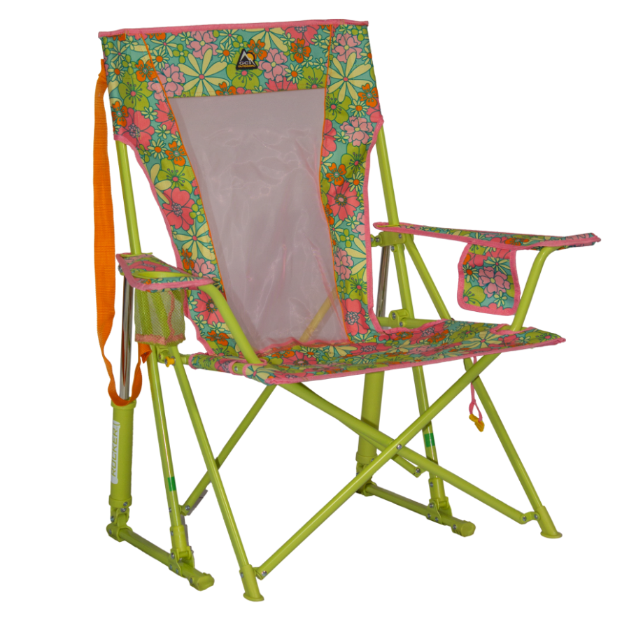 Skládací houpací křeslo Comfort Pro Rocker™ Floral