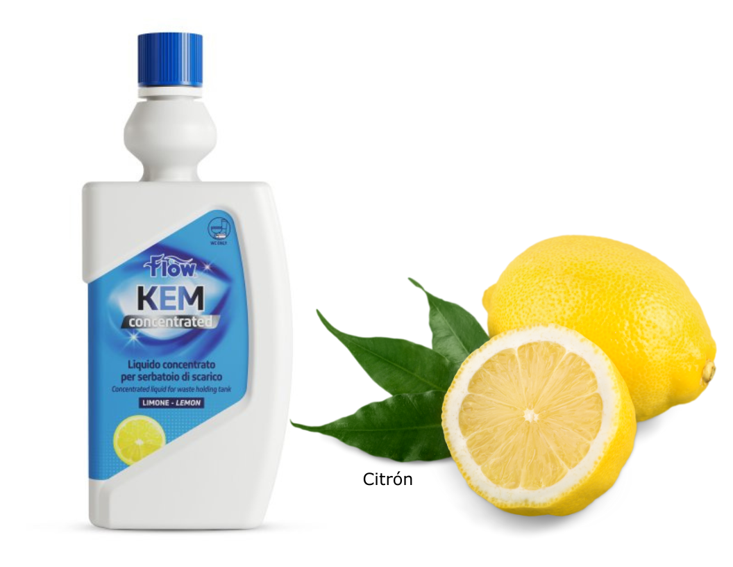 WC chemie Flow Kem - koncentrát, 780 ml Varianta: Citrón