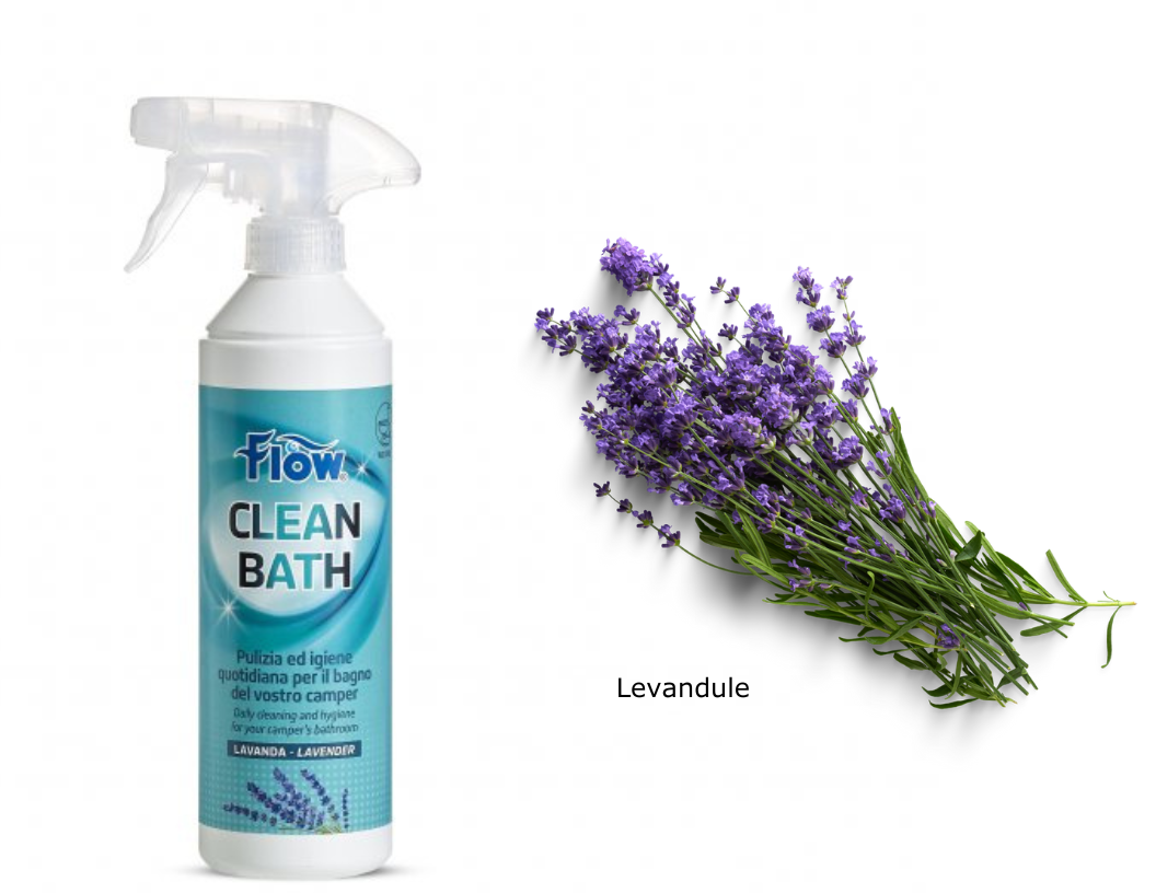 Čistící a dezinfekční prostředek Flow Clean Bath Levandule - 500 ml