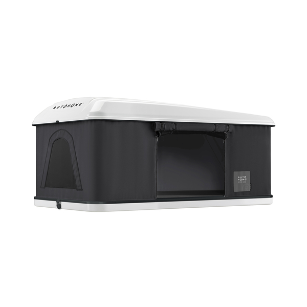 Střešní stan AUTOHOME 1.0 z tvrdé skořepiny - šedá látka - bílá skořepina Varianta: Medium