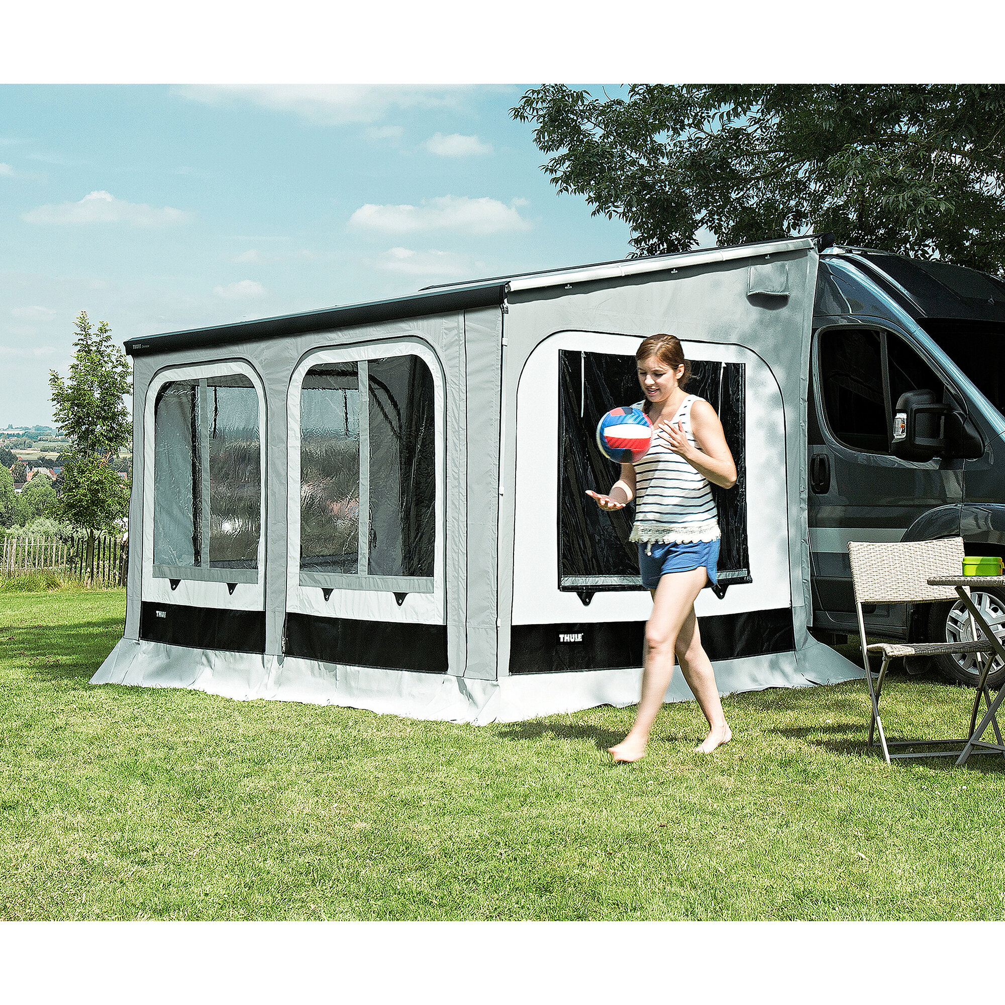 Kompletní stan Thule PANORAMA pro Fiat Ducato Délka markýzy: 4,0 m