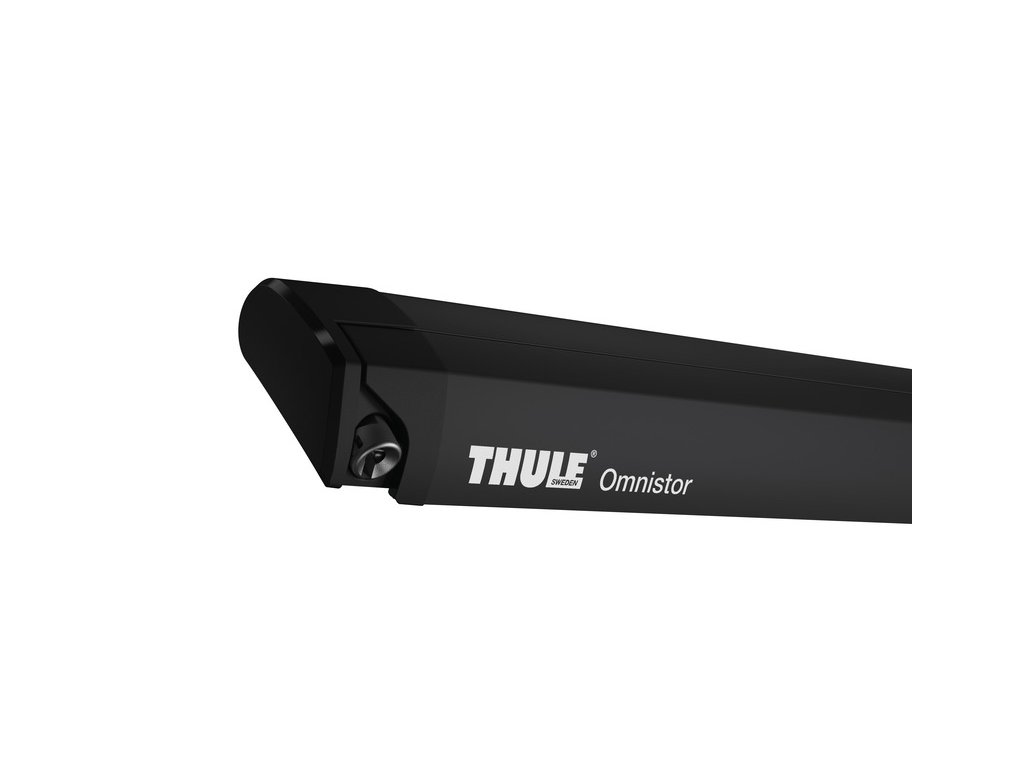 Střešní markýza Thule Omnistor 6300 Barva krytu: Antracitová, Délka markýzy: 3,75 m, Barva tkaniny: Mystická šedá