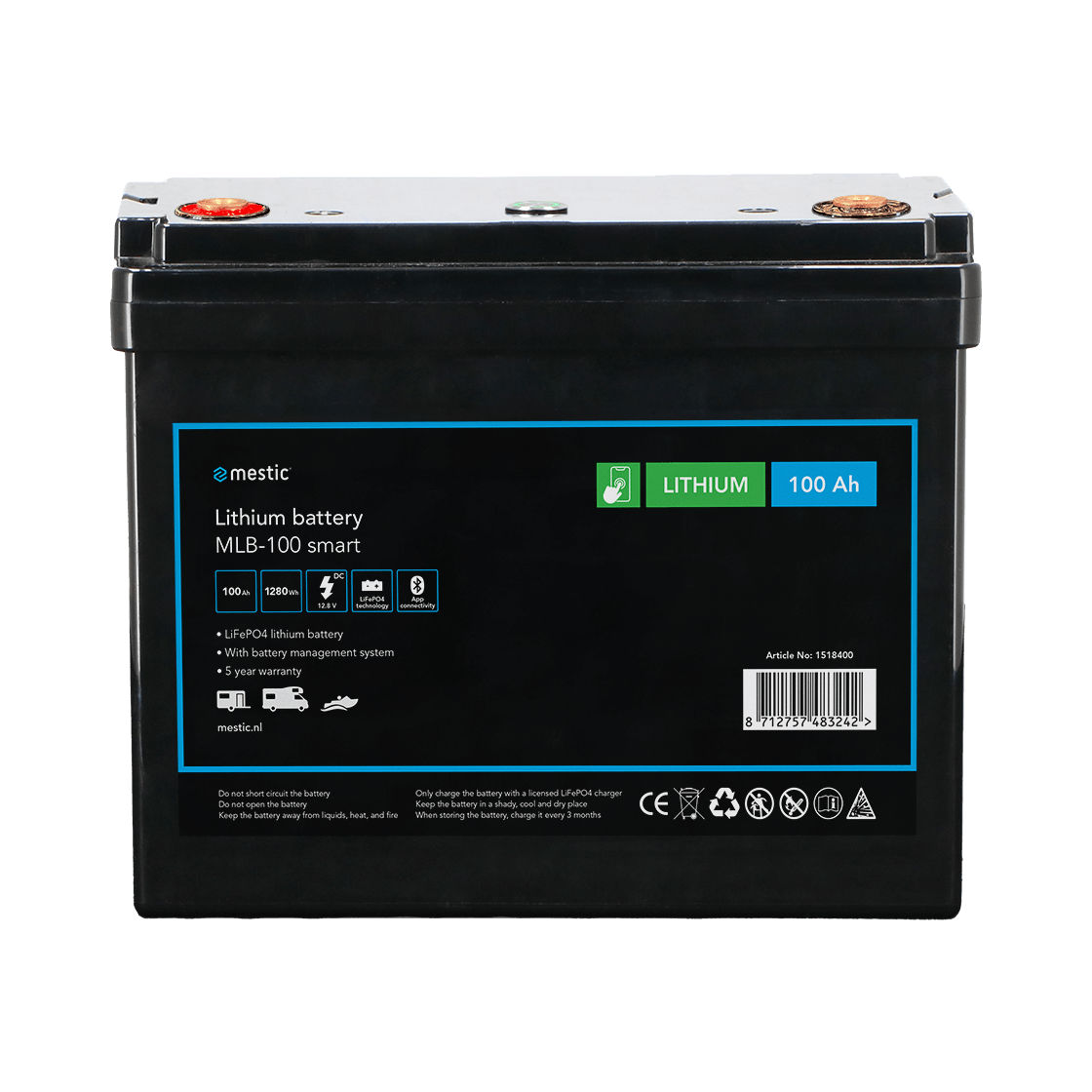 Lithiová baterie Mestic MLB-100 smart