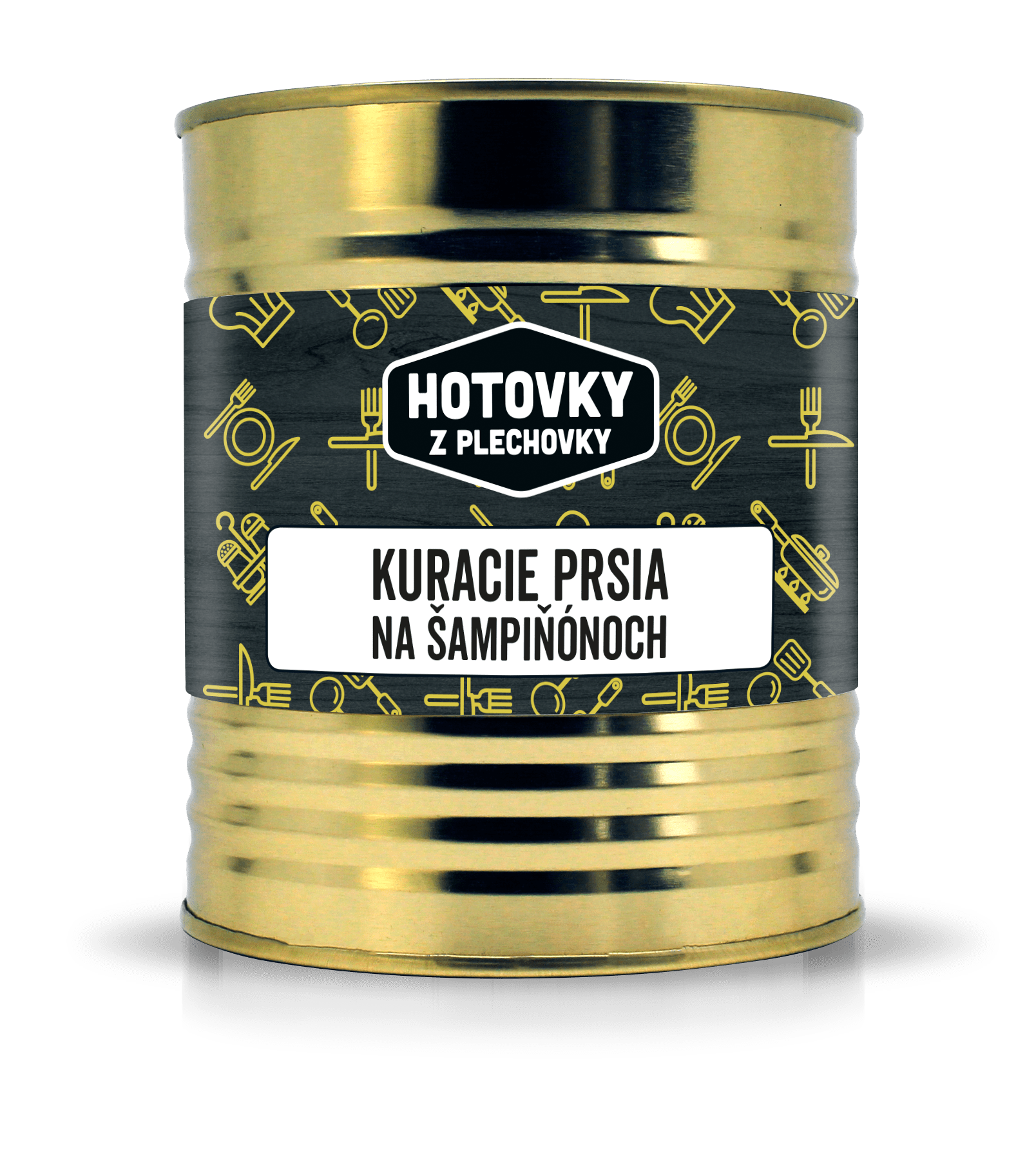 HOTOVKY Z PLECHOVKY Kuřecí prsa na žampionech Varianta: 800 g