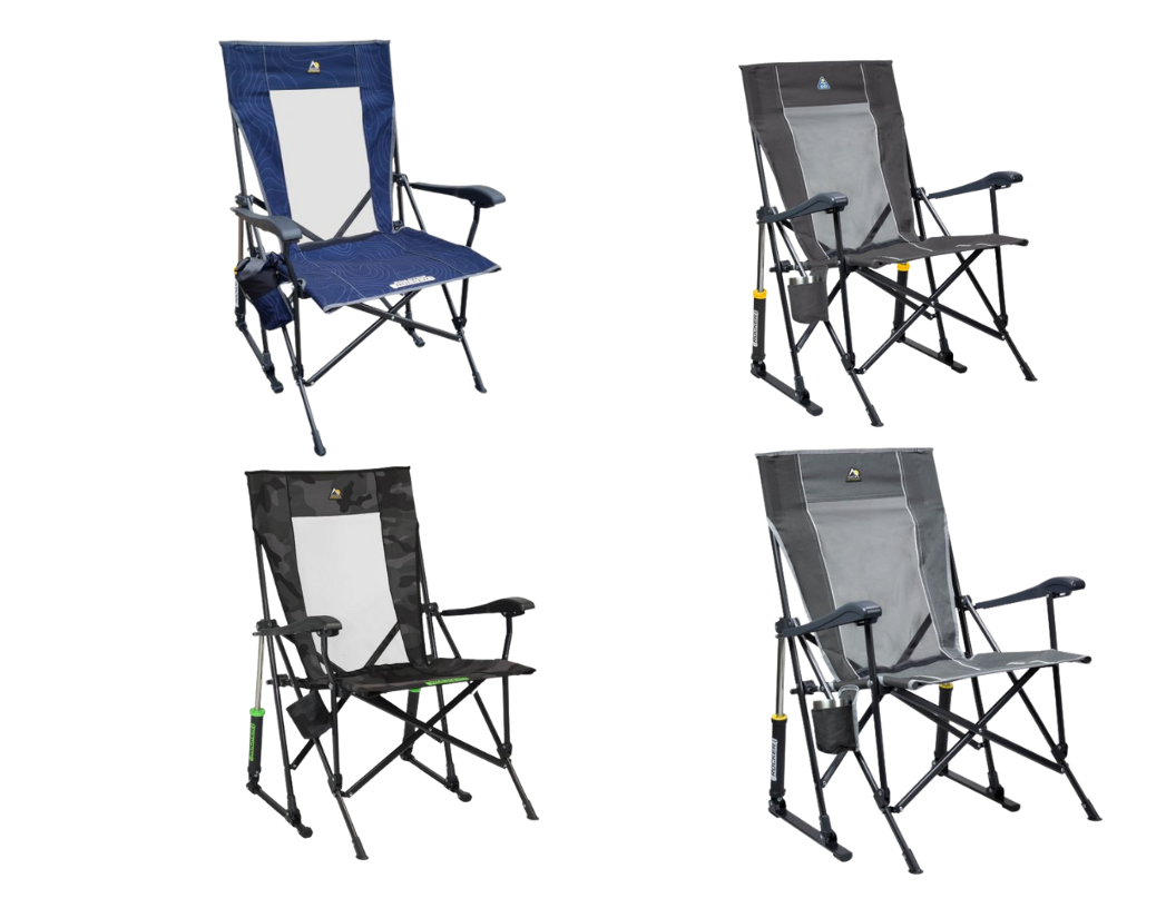 GCI Outdoor Houpací křeslo RoadTrip Rocker™ Barva: Tmavě zelená