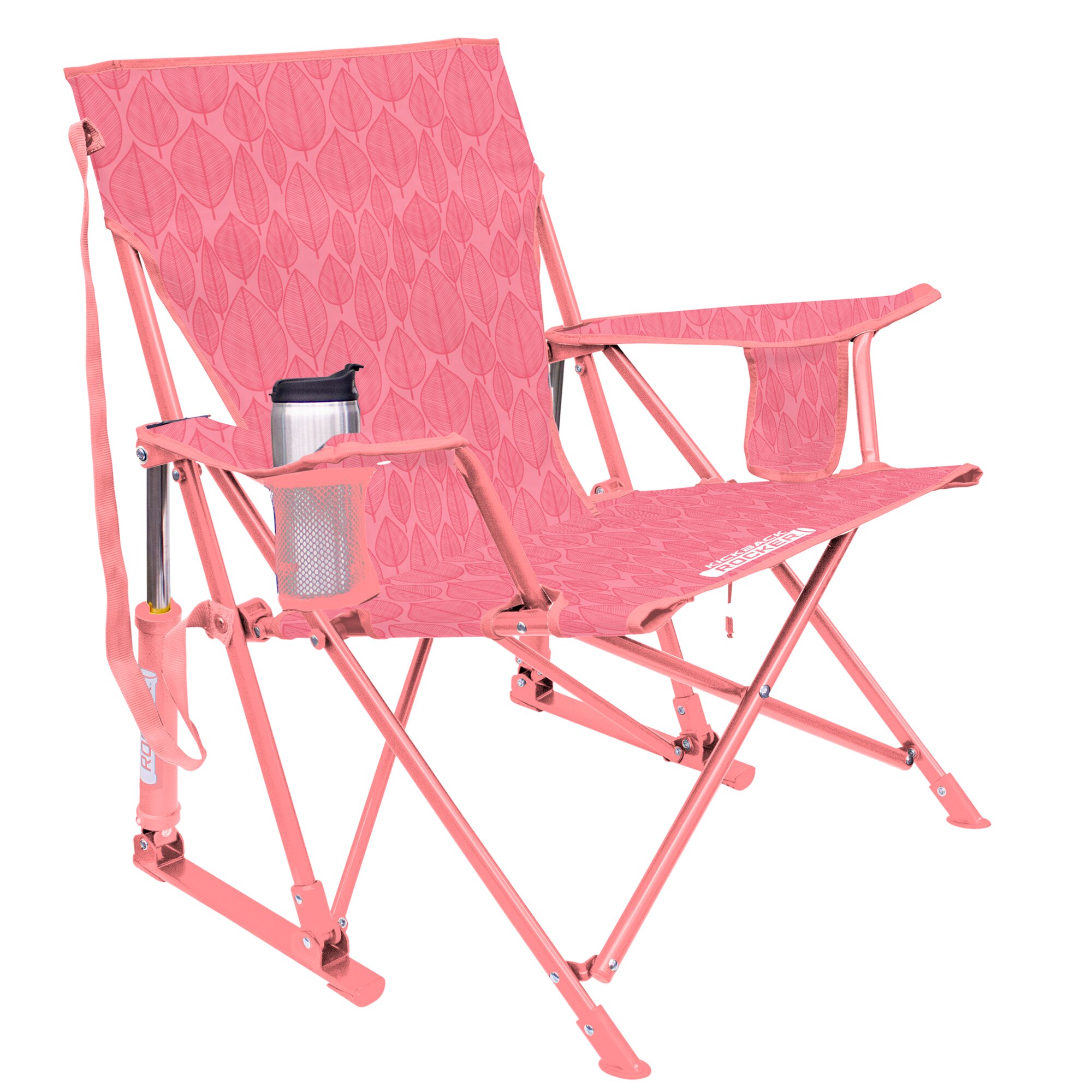 GCI Outdoor Houpací křeslo Kickback Rocker™ Barva: Růžová se vzorem