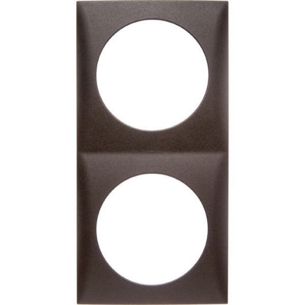 Trojitý rámeček Berker INTEGRO Varianta: Dvojitý, Barva: Hnědá, Balení: SB