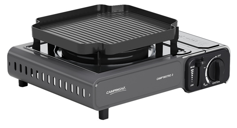 CAMPINGAZ Plynový kartušový vařič Camp ́Bistro® 3 s grilovací deskou