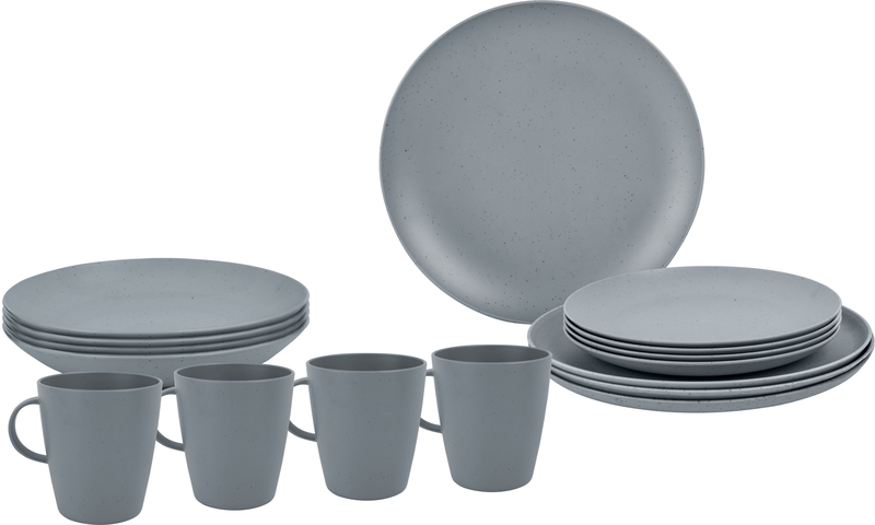 Sada nádobí Brunner TIERR MAGMA, modrá, pro 4 osoby