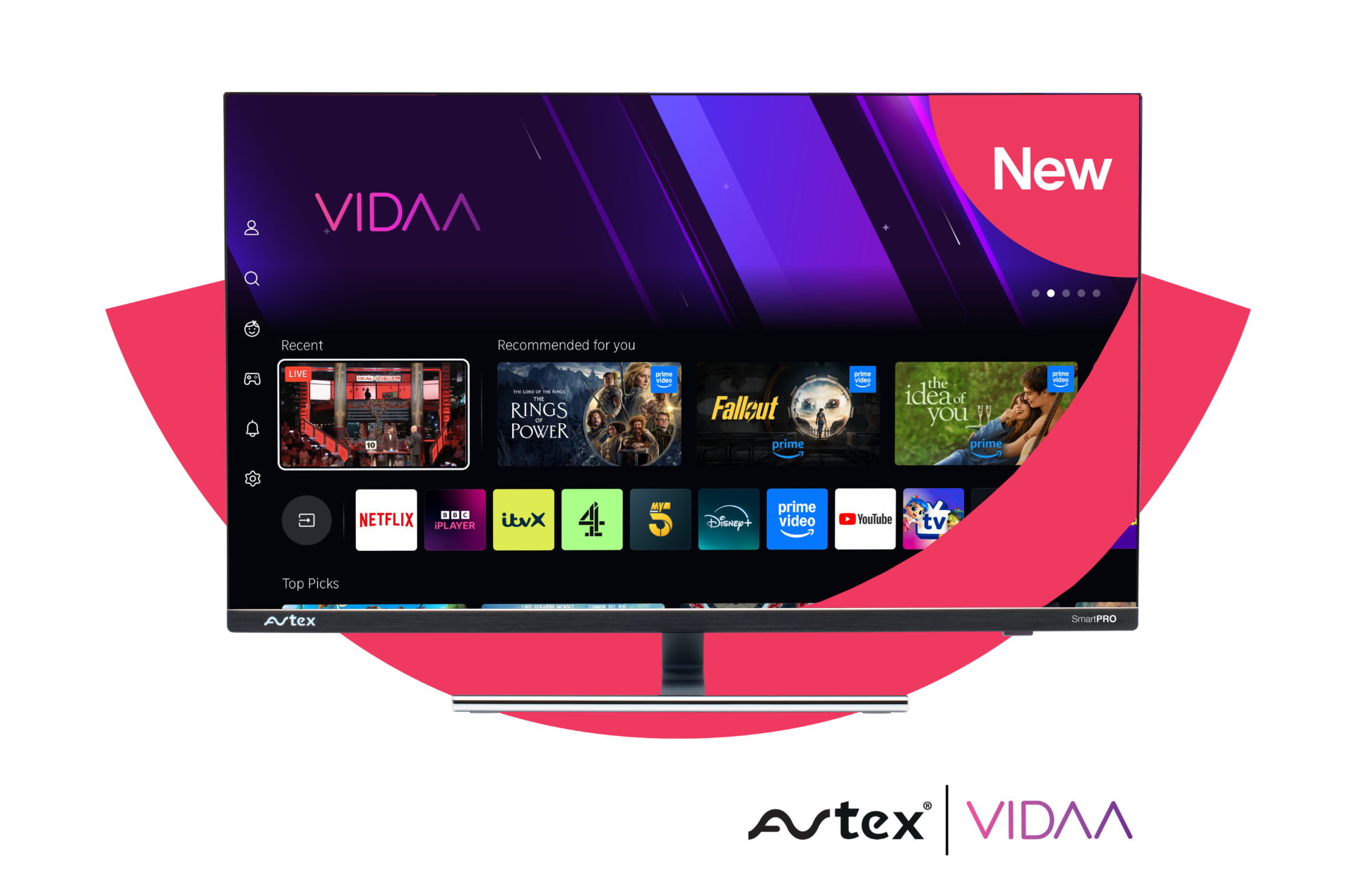 Smart PRO HD TV Avtex 32" AV32TS (12/24V DC/230V)