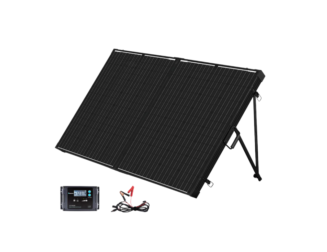 RENOGY Přenosný solární panel Solar Suitcase 200W 12V monokrystalický s Voyagerem