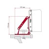 Adaptér F1/F45/F35/ F50/F55 pro střešní nosič
