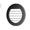 Výstupní otvor plochý 0° černý pro Standh.Airtronic D3, Ø90mm