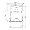 pantogr lcd halter abnehmbare supp mit el ant buchse 12587 00a8 09 000