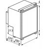 Absorpční chladnička RMS8400L levá 85L
