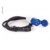 Připojovací adaptérový kabel Carbest CEE Schuko zástrčka/CEE spojka 3x2,5mm², délka 0,4m