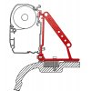 Adaptér Fiamma pro F45 na VW T5 s plochou střechou