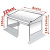 Brána pro karavan ZIP markýza v krytu s markýzou, br.310cm, prodloužení 225cm, BlueOcean