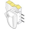 Sada bezpečnostních zámků 3 ks Fiamma Safe Door Frame pro obytné vozy / karavany - montáž do rámu