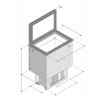 Chladič kompresoru Vitifrigo TL20RF Top Loader