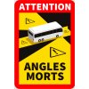Výstražná značka "Angles Morts" Blind Spot samolepicí