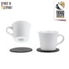 Magnetické porcelánové šálky na espresso Silwy, 2 ks