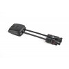 Střešní průchodka SCANSTRUT DS-HD6-BLK pro 2 kabely, černá