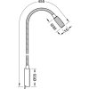 Flexibilní LED lampička na čtení, 12V, USB port