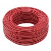 Kabel elektricky kabel LgY 1x 1 5mm cerveny 1m